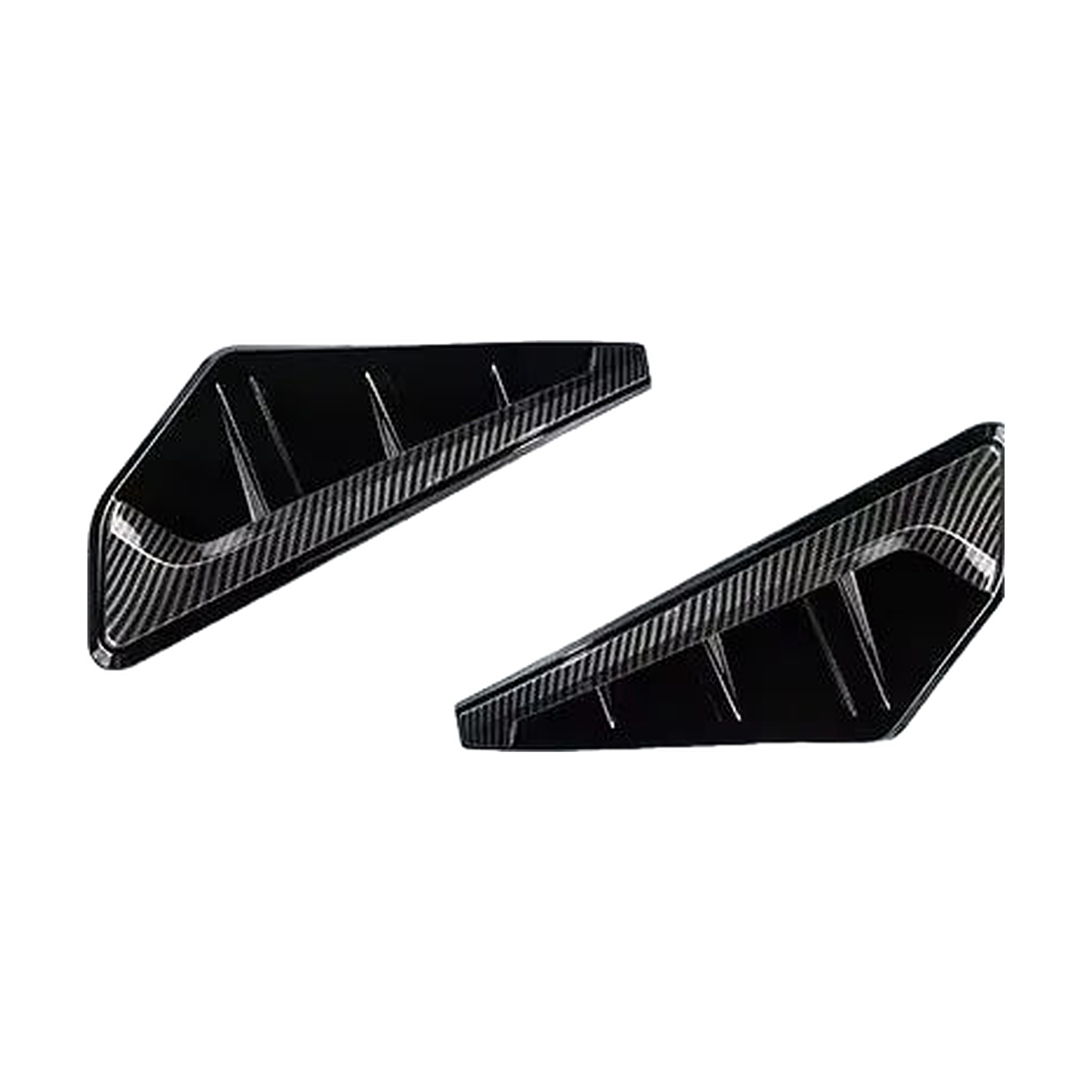 Carbon look front fender side vent trims, pair, for BMW X5 G05 / X5 M F95 2019-2022