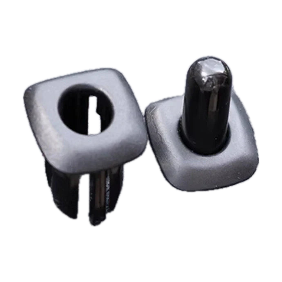 Door lock pin and cap, close up angled view for BMW 5 Series F10 / F18