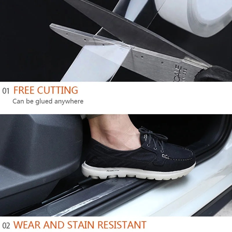 Car Threshold Transparent Film Door Edge Rim auto Stickers for BMW X1 E84 F48 X3 X4 F34 F31 F11 F07 F30 F10 X5 E53 F15 E70 E71