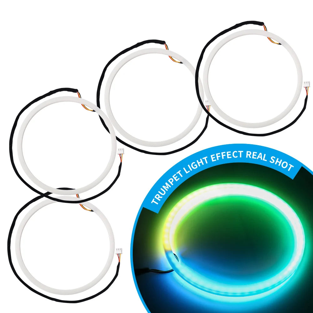 RGBIC "LED Lamp" App Symphony Full Colors Streamer LED Ambient Light Accessories 3wire Strip (4 wire RGB Door/Storage/Footlight)