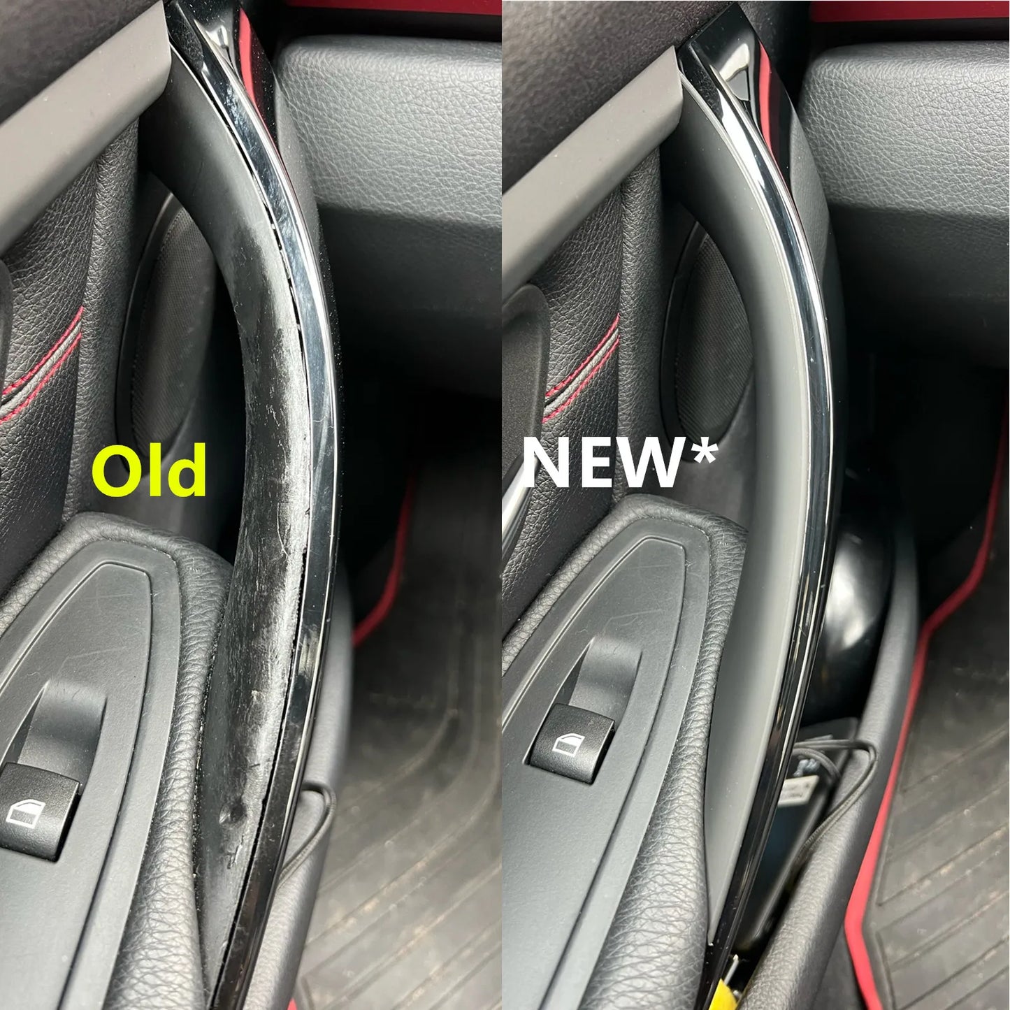 Car Interior Door Handles For BMW F30 F31 F32 F34 F36 F80 F82 3 4 Series 3GT ABS Interior Door Handle Pull Protective Cover