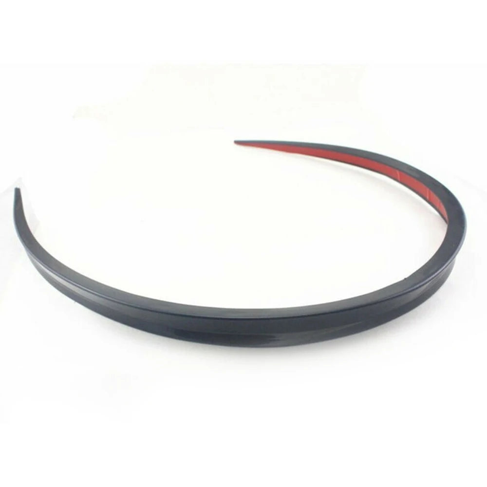 Car ABS Universal 1.2M BlackSpoiler Carbon Fiber Accessory Car Spoiler Soft Car Rear Roof Trunk Spoiler Rear Wing Lip Trim Stick