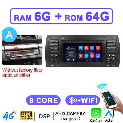 7-Inch Android Head Unit with CarPlay for BMW E39 / E53, view 35