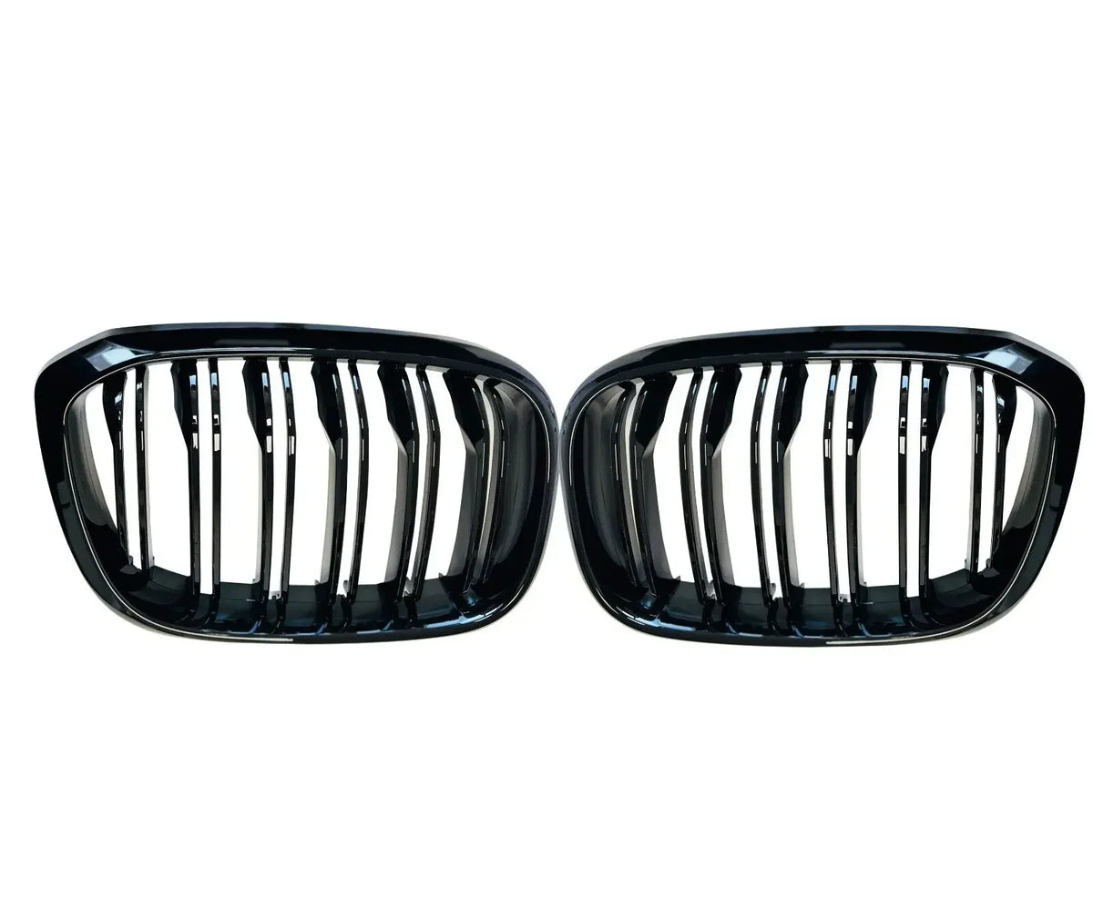Kidney Grilles, Gloss Black, for BMW X3 G01 Pre-LCI (2018-2021)