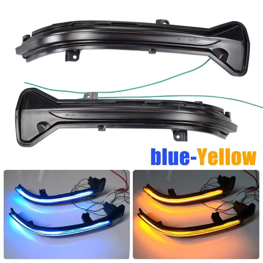 LED Dynamic Turn Signal Light For BMW 5 6 7 8 3 Series G38 G30 G31 G11 G20 M5 Side Mirror Flashing Light Repeater Blinker