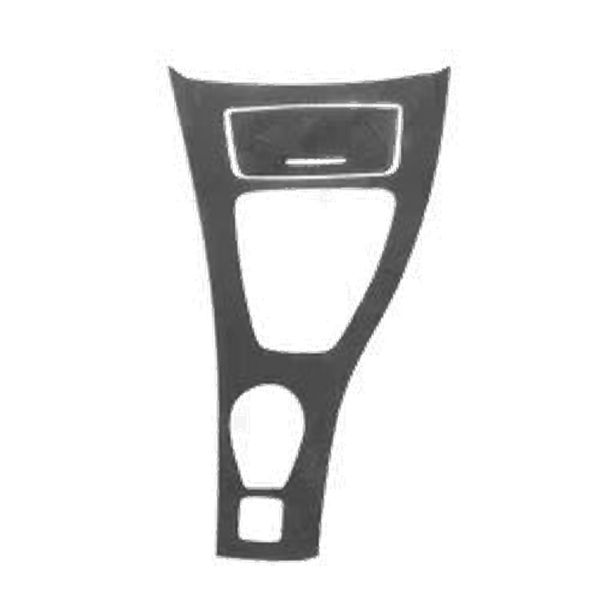 Center console panel shape, Style C, right-hand drive, for BMW E90, E92, E93 (2005-2012)