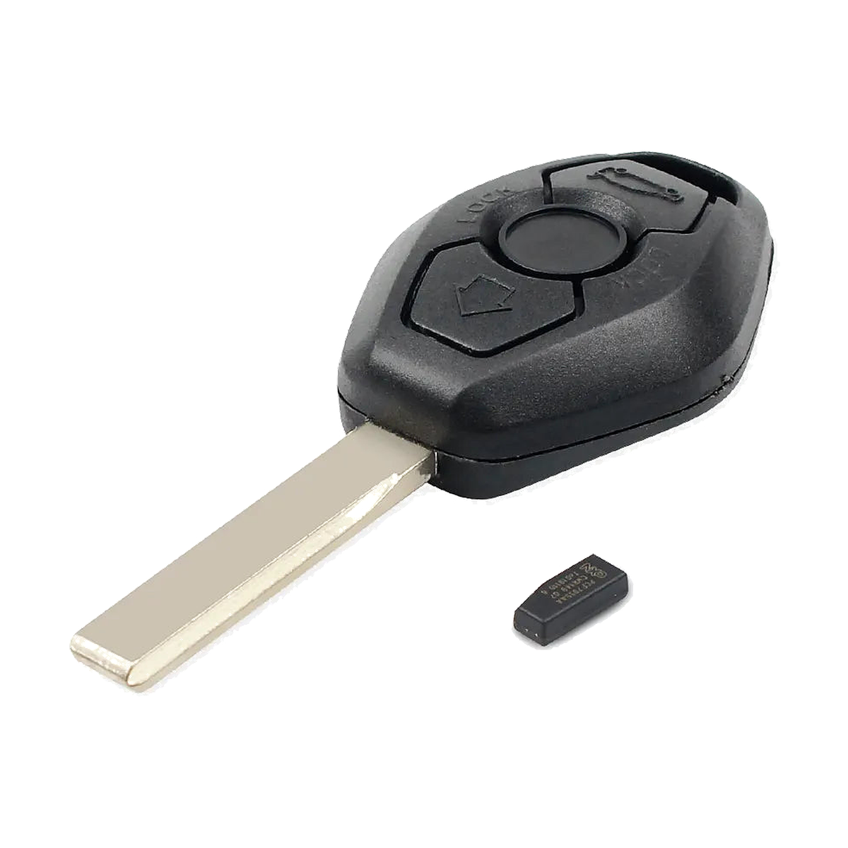 Remote Key Fob with ID44 Chip for BMW E38, E39, E46, E65
