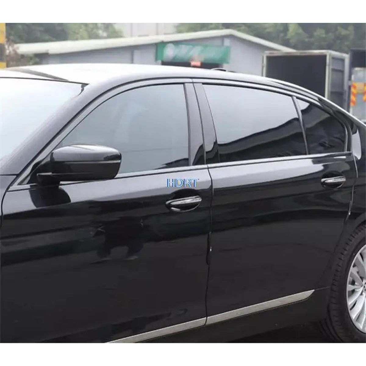 Black Window Trim Cover Set for BMW X1-X7 and 3/4/5/6/7 Series