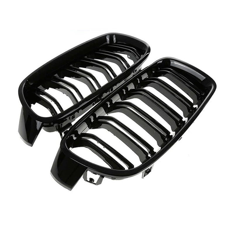 BMW Dual Kidney Grills — F30 F31 F35 3 Series 2012-2018 (Gloss Black ABS)
