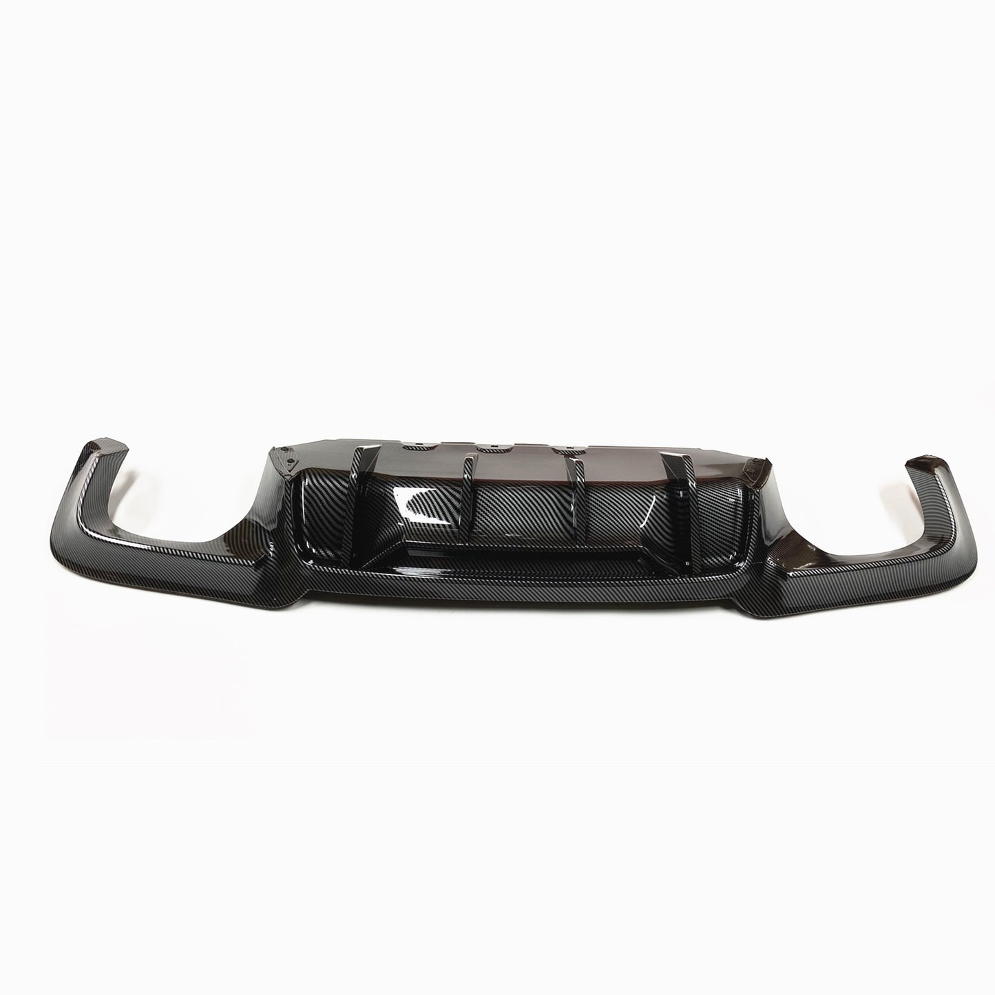 BMW Rear M Sport Bumper Diffuser — F10 F11 5 Series (Gloss Black / Carbon Look)