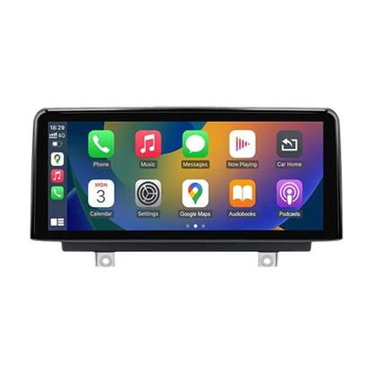 10.25 inch wireless CarPlay screen showing the CarPlay home screen, front view, for BMW F20 / F30 with NBT