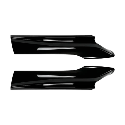Gloss black finish front bumper splitters for BMW 5 Series F10 / F11 M Sport (2011-2017)