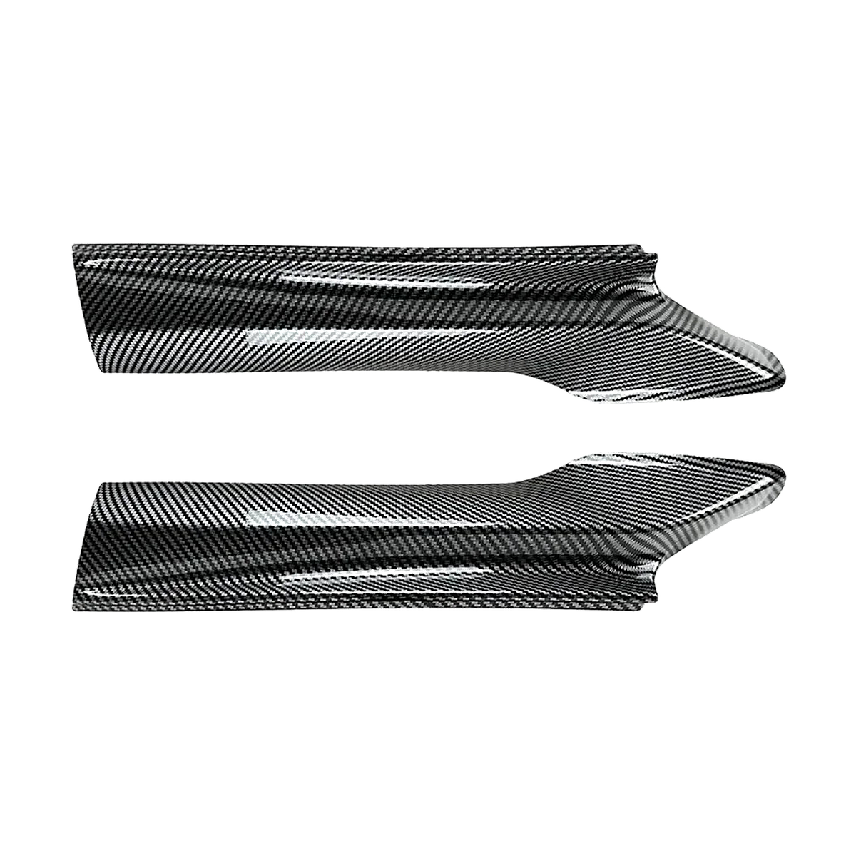 Carbon fiber finish front bumper splitters for BMW 5 Series F10 / F11 M Sport (2011-2017)