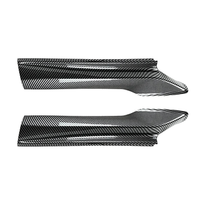 Carbon fiber finish front bumper splitters for BMW 5 Series F10 / F11 M Sport (2011-2017)