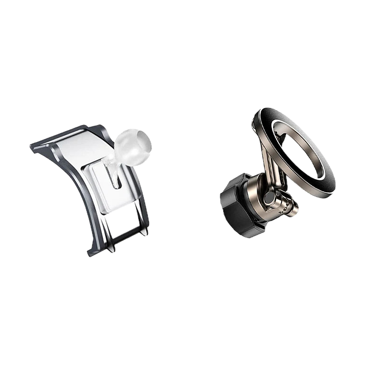 Retractable magnetic arm phone holder attachment on air vent base for BMW G20 / G22 / G26 / G29 / G42