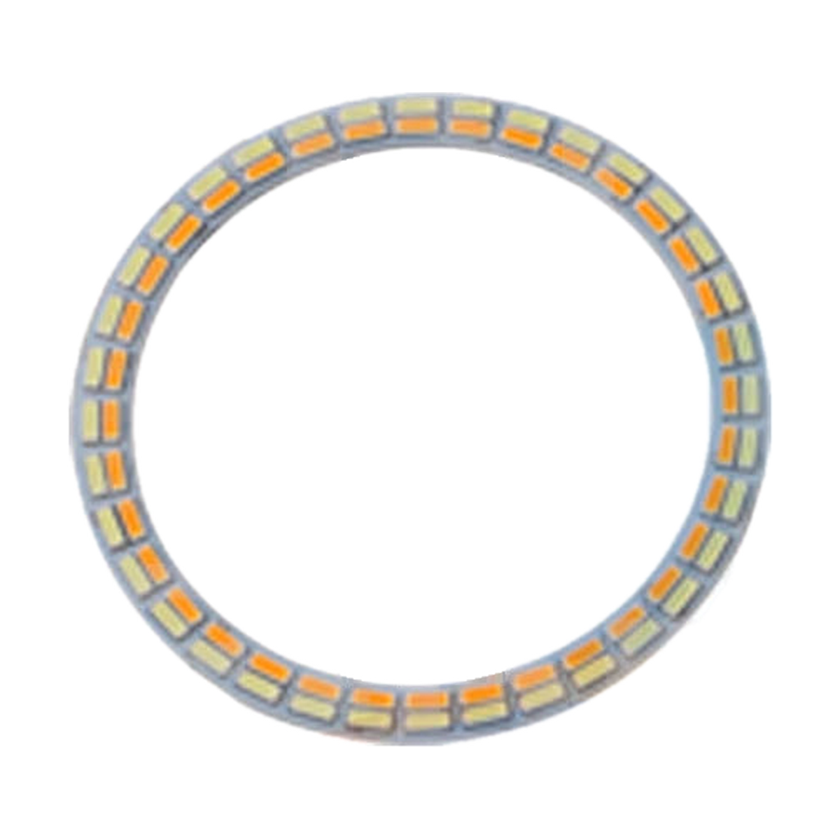 Switchback white and amber SMD LED halo ring circuit board, available in 60 to 120 mm, universal fit for BMW
