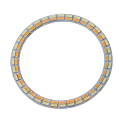 Switchback white and amber SMD LED halo ring circuit board, available in 60 to 120 mm, universal fit for BMW