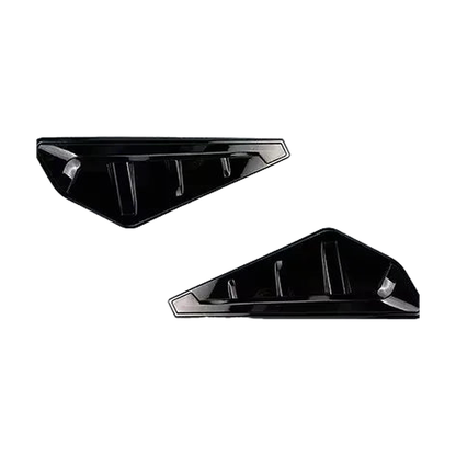 Gloss black front fender side vent trims, pair, for BMW X5 G05 / X5 M F95 2019-2022