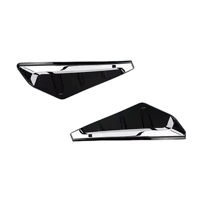 Silver look front fender side vent trims, pair, for BMW X5 G05 / X5 M F95 2019-2022