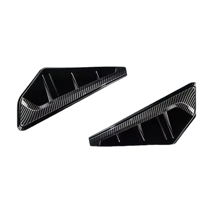 Carbon look front fender side vent trims, pair, for BMW X5 G05 / X5 M F95 2019-2022