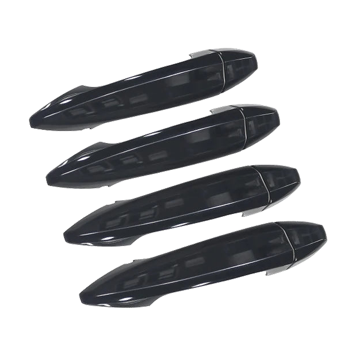 Black BMW exterior door handle covers, set of 4, for BMW G20, G30, F48, G01, G05