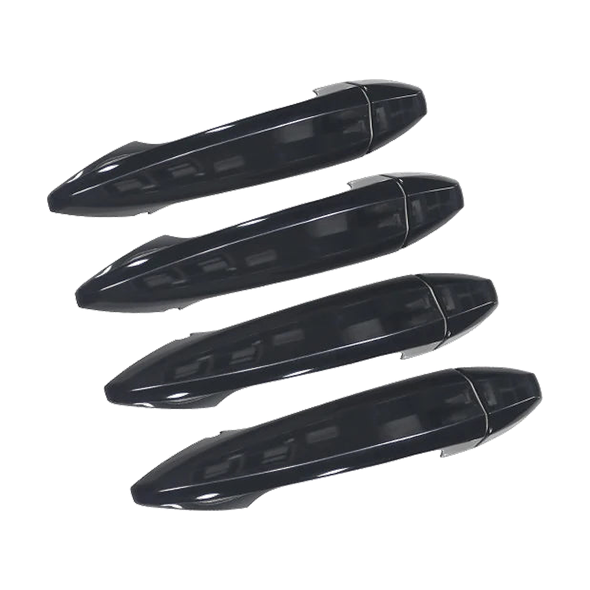 Black BMW exterior door handle covers, set of 4, for BMW G20, G30, F48, G01, G05