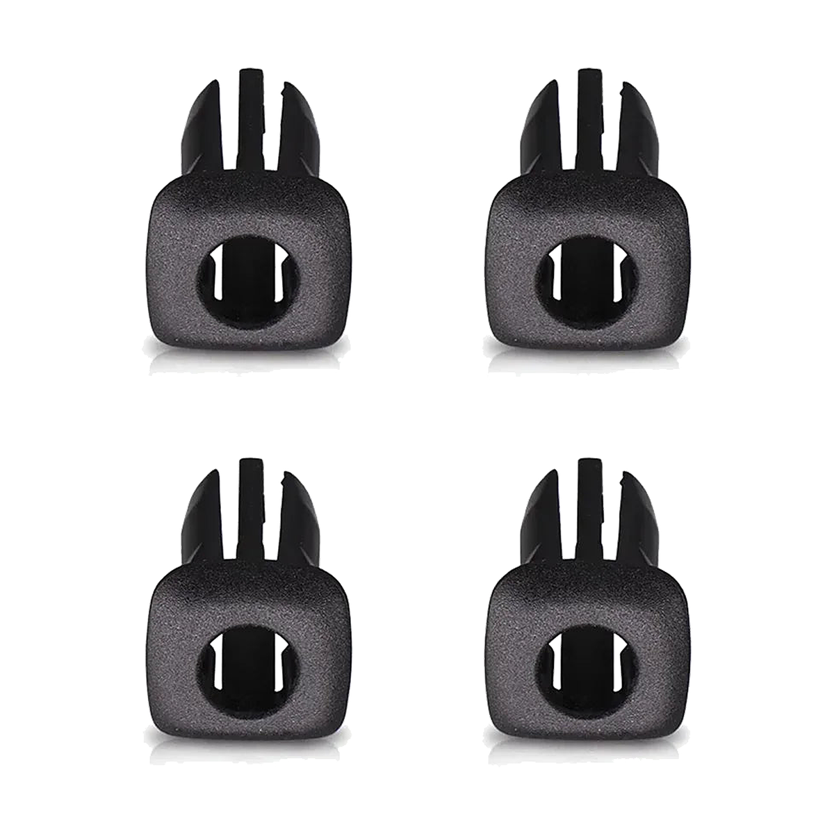 Black door lock pin caps (4 pcs) for BMW 5 Series F10 / F18