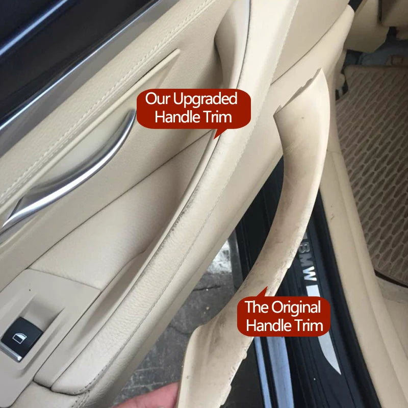Quality Interior Front Door Armrest Panel Trim Pull Handle Set Replacement For BMW 5 Series F10 F11 F18 520i 523i 525i 528i 535i