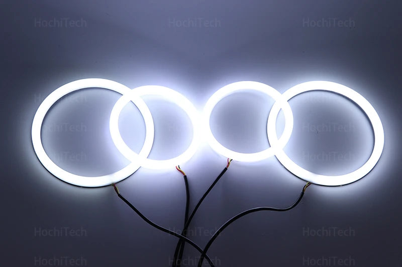 For BMW 3 Series E90 E92 E93 M3 2007-13 Coupe Cabriolet Hight Quality LED Angel Eyes Kit Cotton White Ring