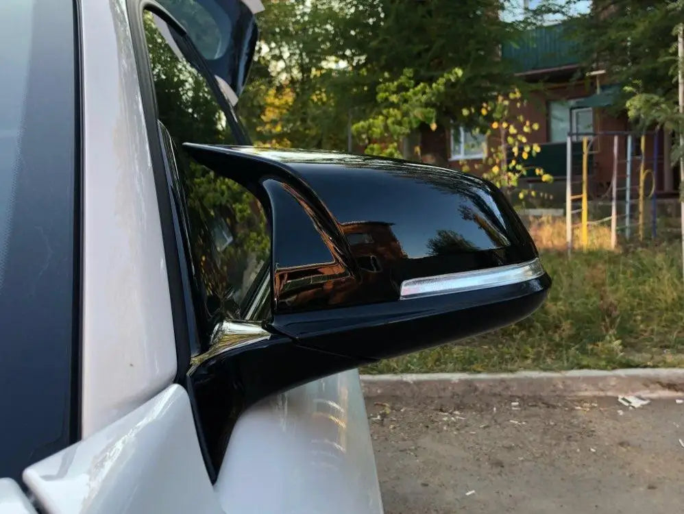 2x White mirror cover Black mirror cover Overlay for BMW 1 2 3 3GT 4 X1 E84 M2 i3 Series F20 F21 F22 F23 F30 F31 F32 F33 F34 F80