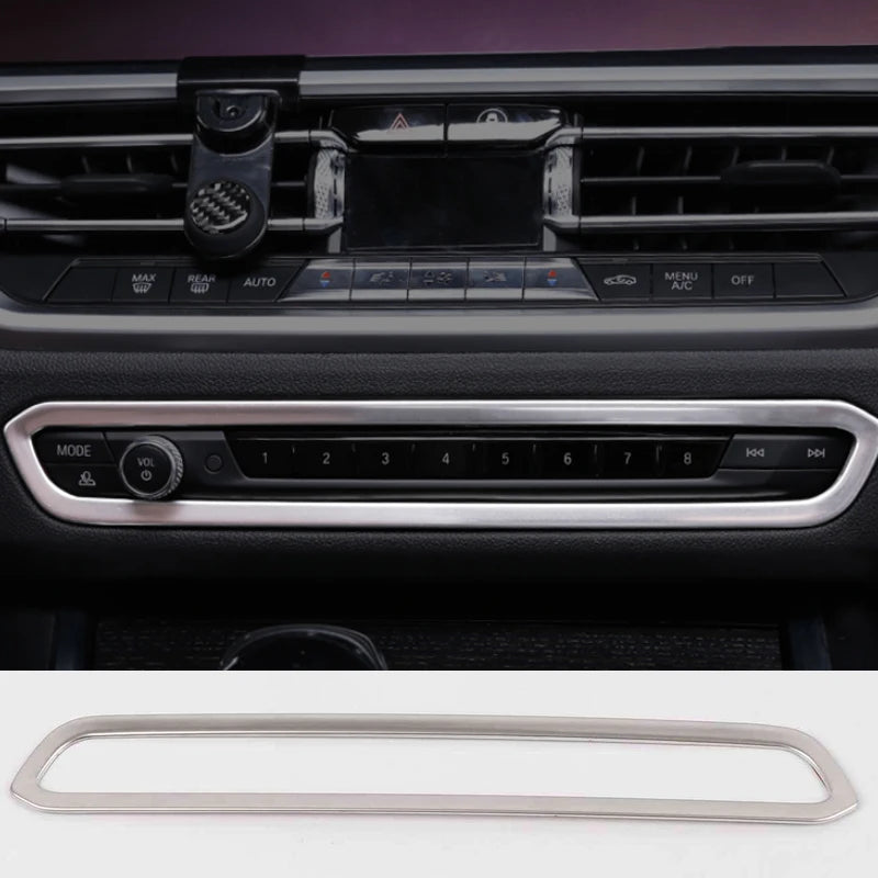 Car Console Gearbox Panel Trim Window Lift Switch Control Panel Frame dashboard Gear Shift Panel decorative For BMW 3 Series G20