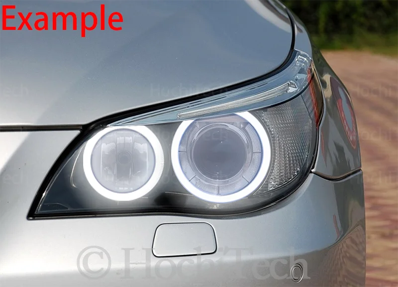 For BMW 3 Series E90 E92 E93 M3 2007-13 Coupe Cabriolet Hight Quality LED Angel Eyes Kit Cotton White Ring
