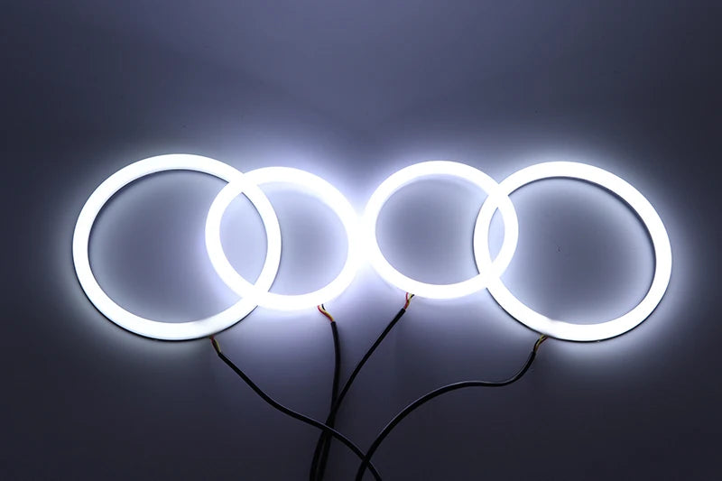 For BMW 3 Series E46 316i 318i 320d 323i 328i 330i 325xi 330d 1998-2005 Excellent LED Cotton Angel Eyes Rings Daytime Light