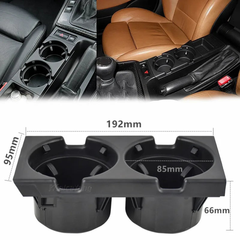 Car Center Console Water Cup Holder Beverage Bottle Holder Coin Tray For Bmw 3 Series E46 323i 318I 320I 98-06 51168217953