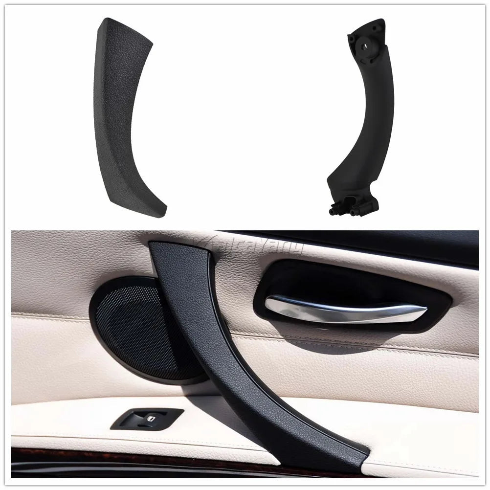 Full Set Interior Door Handles for BMW 3Series E90 E91 318 320 325 328 330 335 Part Inner Doors Panel Handle Bar Pull Trim Cover