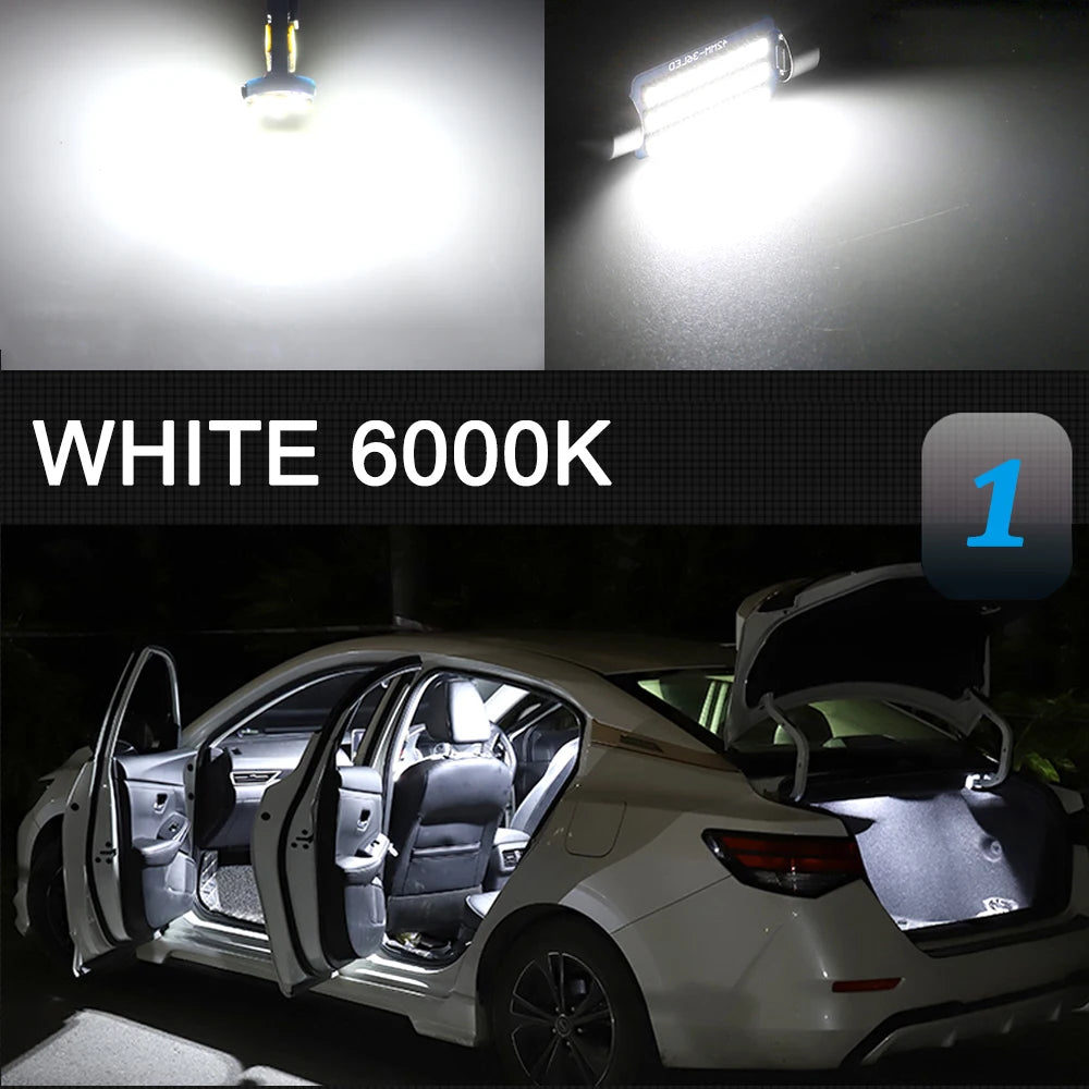 Car LED Interior Light Canbus For BMW E87 E81 F20 E36 E46 E90 E91 E92 E93 F30 E39 E60 E61 F10 F11 E38 E65 E66 328i Accessories