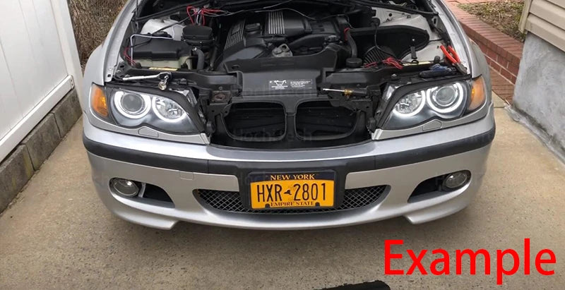 For BMW 3 Series E90 E92 E93 M3 2007-13 Coupe Cabriolet Hight Quality LED Angel Eyes Kit Cotton White Ring