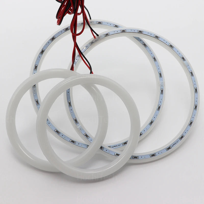 For BMW 3 Series E90 E92 E93 M3 2007-13 Coupe Cabriolet Hight Quality LED Angel Eyes Kit Cotton White Ring