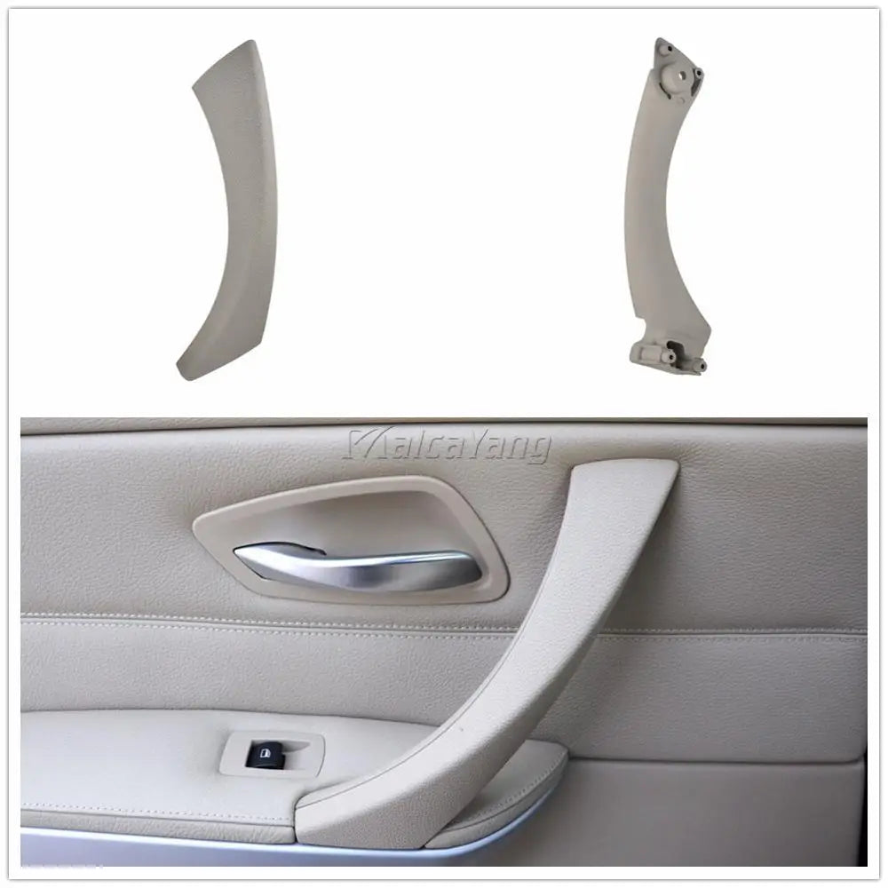 Full Set Interior Door Handles for BMW 3Series E90 E91 318 320 325 328 330 335 Part Inner Doors Panel Handle Bar Pull Trim Cover