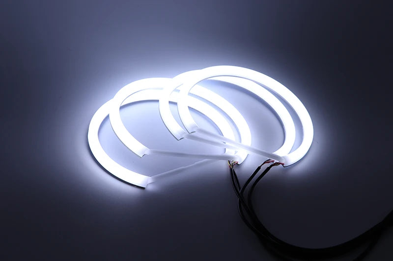 For BMW 3 Series E46 316i 318i 320d 323i 328i 330i 325xi 330d 1998-2005 Excellent LED Cotton Angel Eyes Rings Daytime Light