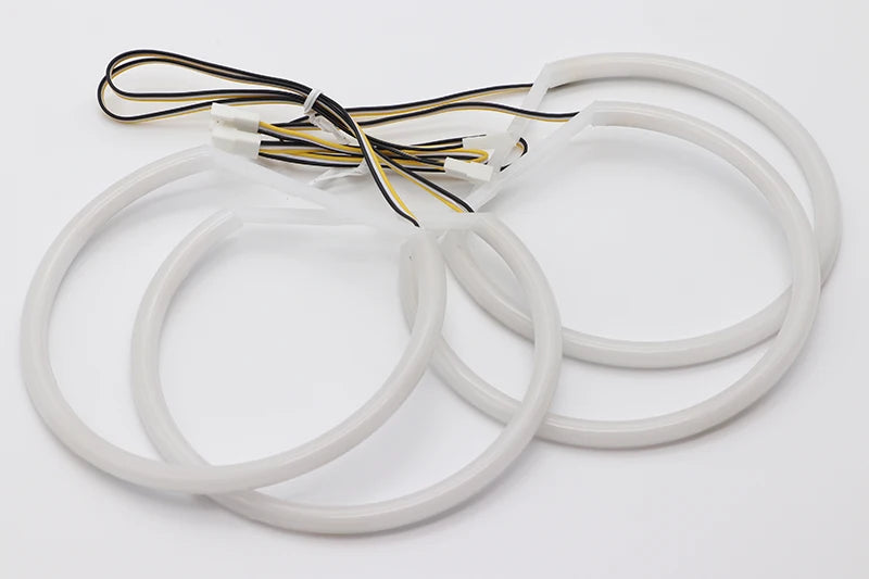 For BMW 3 Series E46 316i 318i 320d 323i 328i 330i 325xi 330d 1998-2005 Excellent LED Cotton Angel Eyes Rings Daytime Light