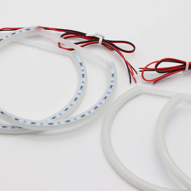 For BMW 3 Series E46 316i 318i 320d 323i 328i 330i 325xi 330d 1998-2005 Excellent LED Cotton Angel Eyes Rings Daytime Light