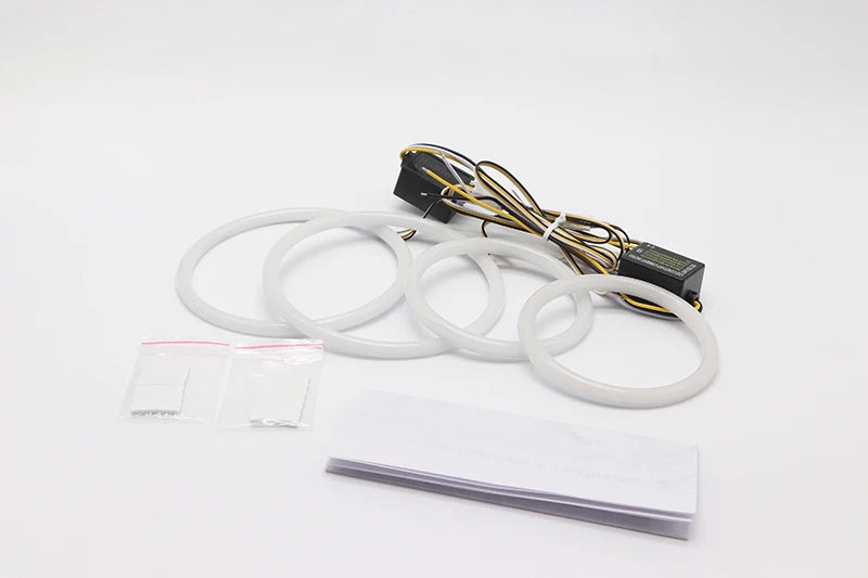 For BMW 3 Series E46 316i 318i 320d 323i 328i 330i 325xi 330d 1998-2005 Excellent LED Cotton Angel Eyes Rings Daytime Light