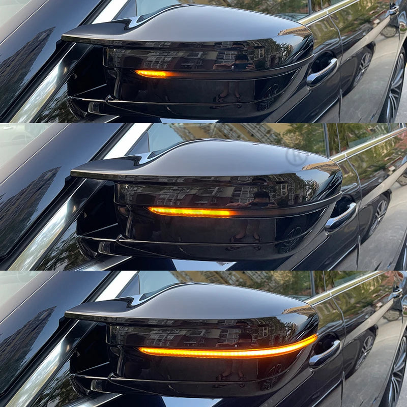 For BMW G38 G12 G20 G30 G31 G32 G14 G15 G16 G11 G12 M5 F90 LED Dynamic Turn Signal Light Rearview Mirror Indicator Yellow