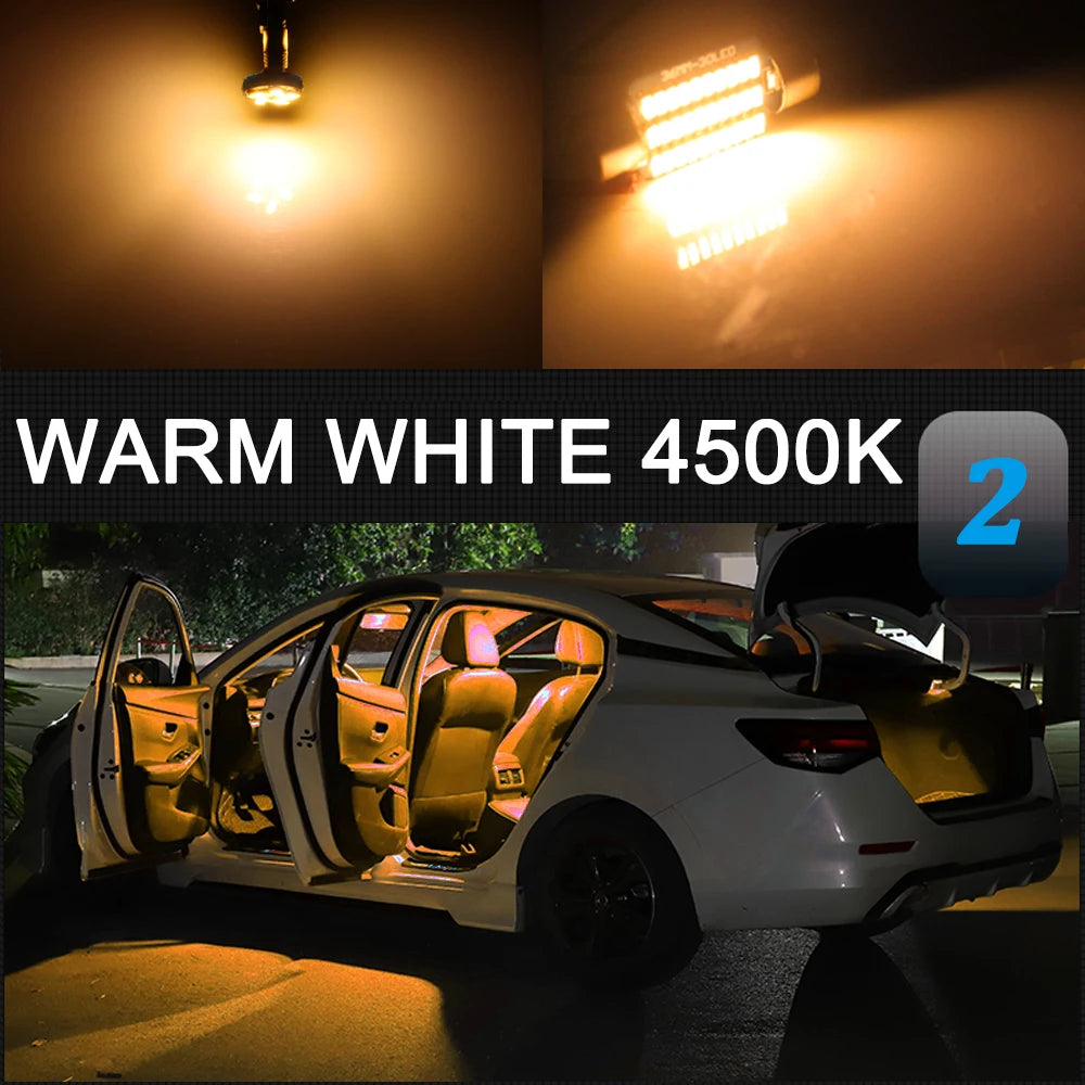 Car LED Interior Light Canbus For BMW E87 E81 F20 E36 E46 E90 E91 E92 E93 F30 E39 E60 E61 F10 F11 E38 E65 E66 328i Accessories