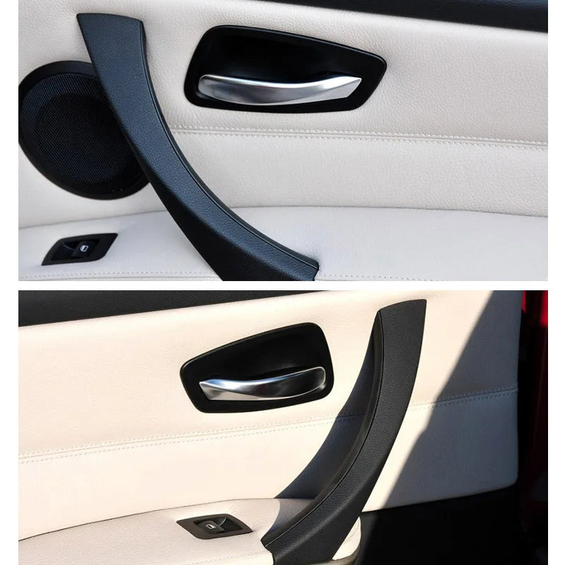Full Set Interior Door Handles for BMW 3Series E90 E91 318 320 325 328 330 335 Part Inner Doors Panel Handle Bar Pull Trim Cover