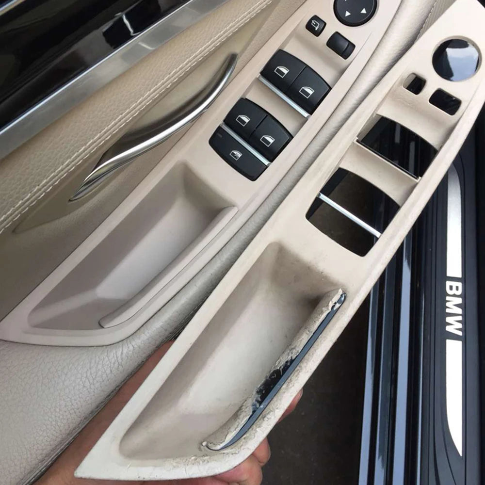 LHD RHD Beige Black Brown Oyster Car Interior Door Armrest Inside Pull Handle Set For BMW 5 Series F10 F11 523i 525i 528i 530i