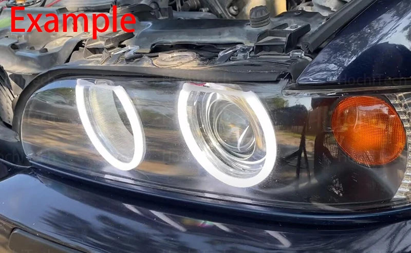 For BMW 3 Series E46 316i 318i 320d 323i 328i 330i 325xi 330d 1998-2005 Excellent LED Cotton Angel Eyes Rings Daytime Light