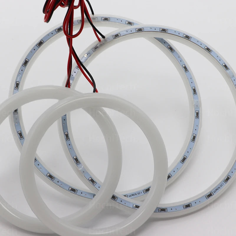 For BMW 3 Series E90 E92 E93 M3 2007-13 Coupe Cabriolet Hight Quality LED Angel Eyes Kit Cotton White Ring