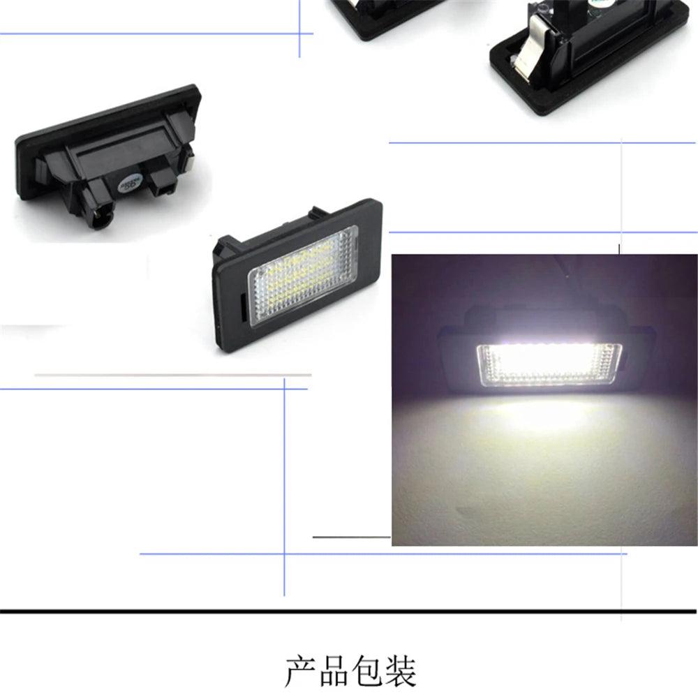 License Plate Light For E39 E60 E61 E90 E91 E92 E93 E70 E71 E82 E88